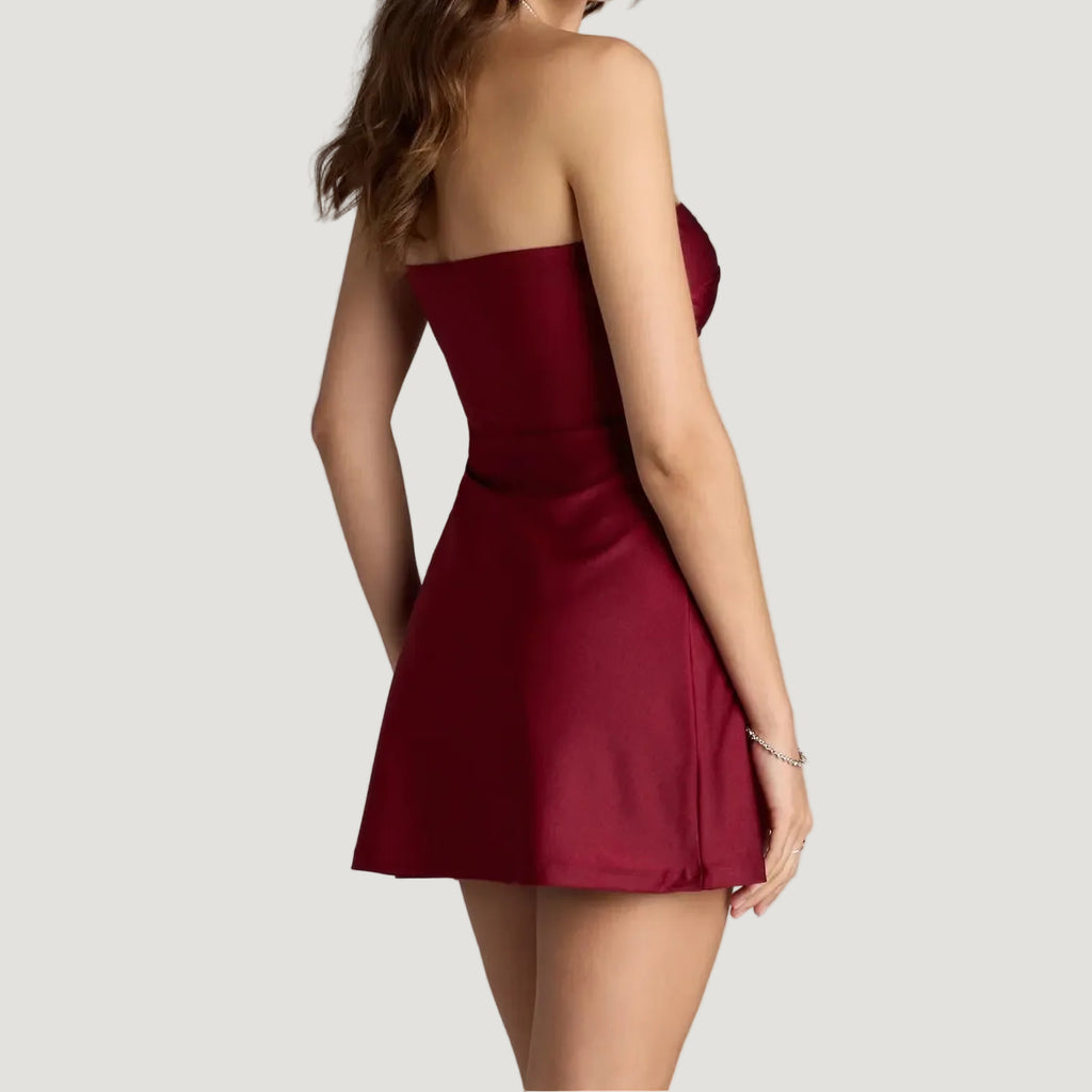Twist Front Mini Dress Back